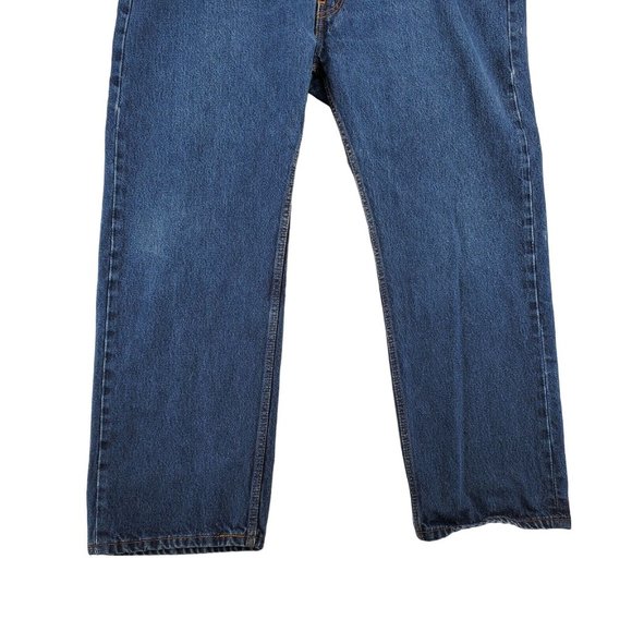 RedHead Jeans Men's 5-Pkt Flannel Lined Straight Leg Denim Blue 36/30 - Picture 3 of 10